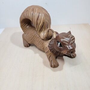Vintage Ceramic Squirrel Figurine Brown Arnels Mark Adorable Home Decor Accent